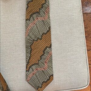 Andrew Fezza Brown and Gray Silk Ties Elegant Accessories